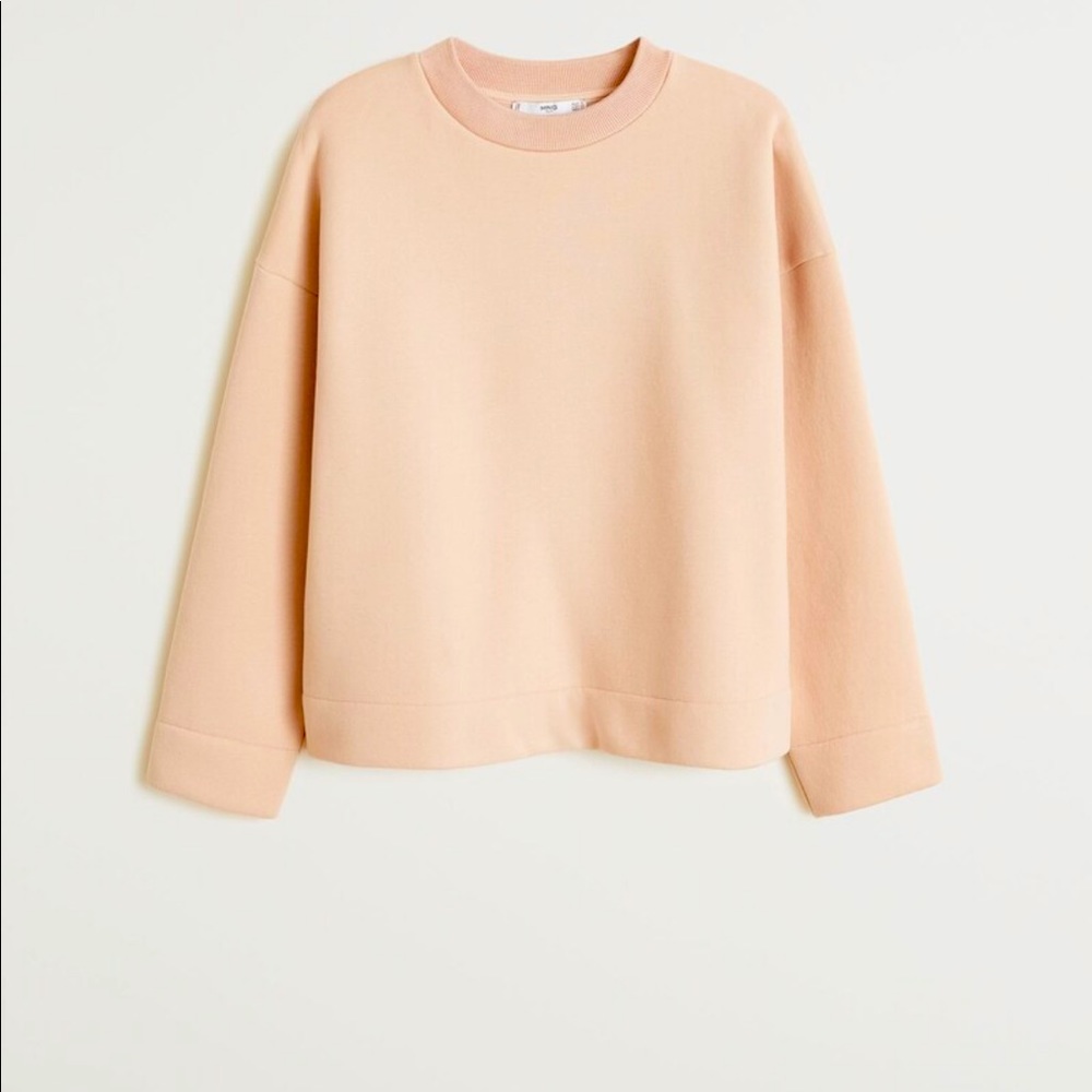 Pale pink Mango small sweatshirt New w/o tags